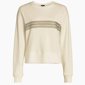 Rails Ramona White Metallic Stripes sweatshirt
